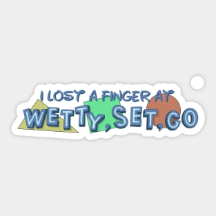 Burgers Wetty Set Go Sticker